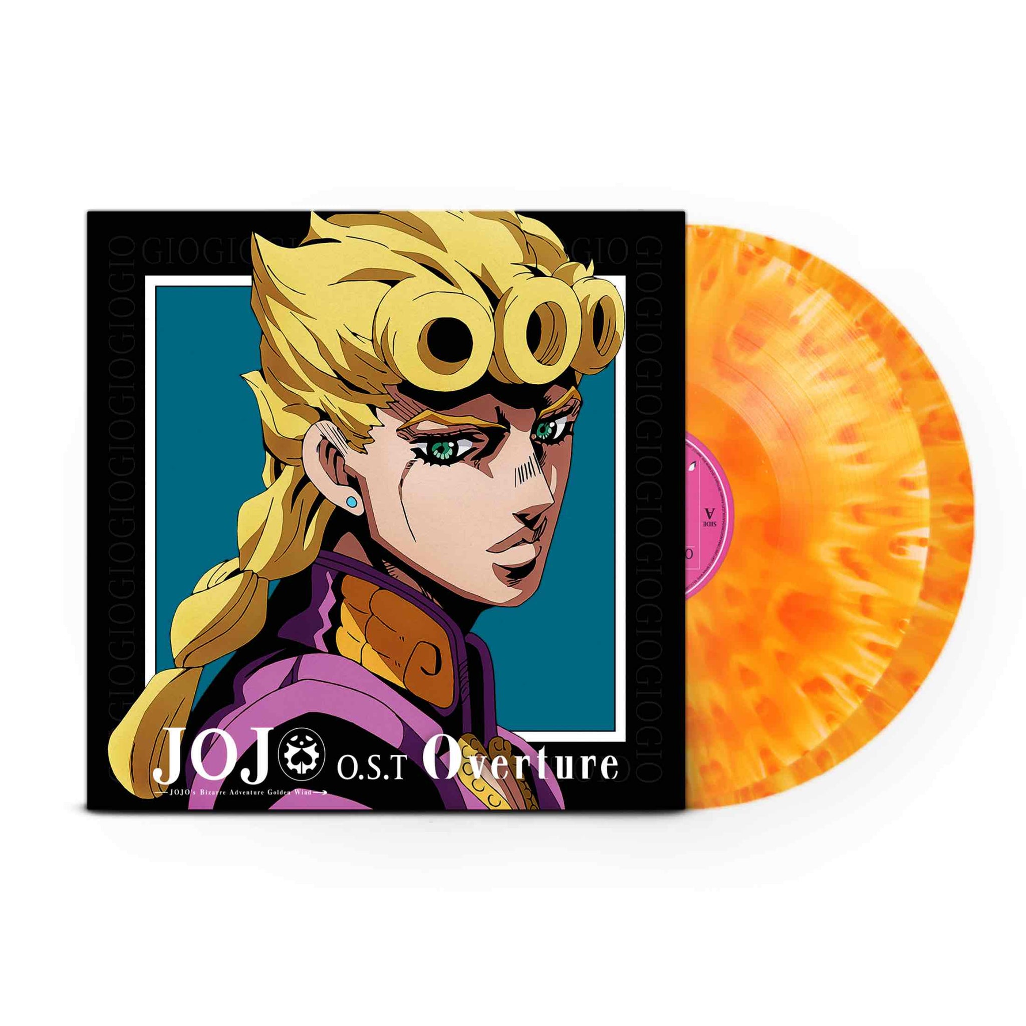 JoJo's Bizarre Adventure: Golden Wind (Original Soundtrack) 2xLP (Orange Splatter Vinyl)