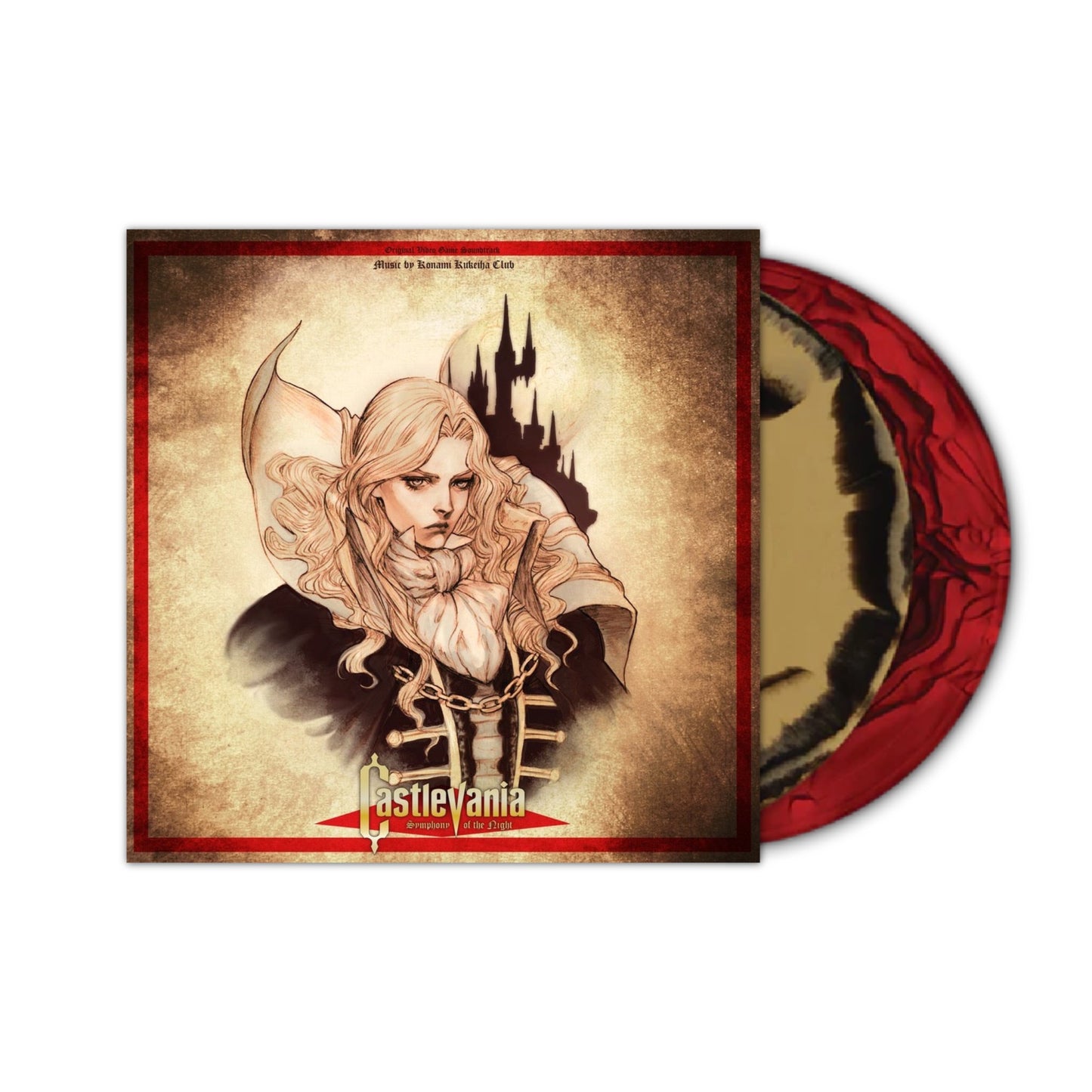 KONAMI KUKEIHA CLUB - Castlevania - Symphony Of The Night 2xLP (Alucard Cloak Color Vinyl)
