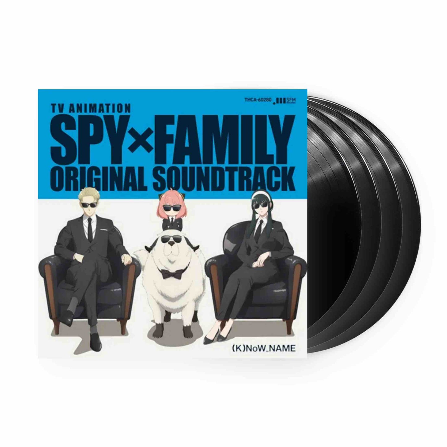 (K)NoW_NAME - SPY X FAMILY Banda sonora original Deluxe 4xLP (caja de vinilo negro)