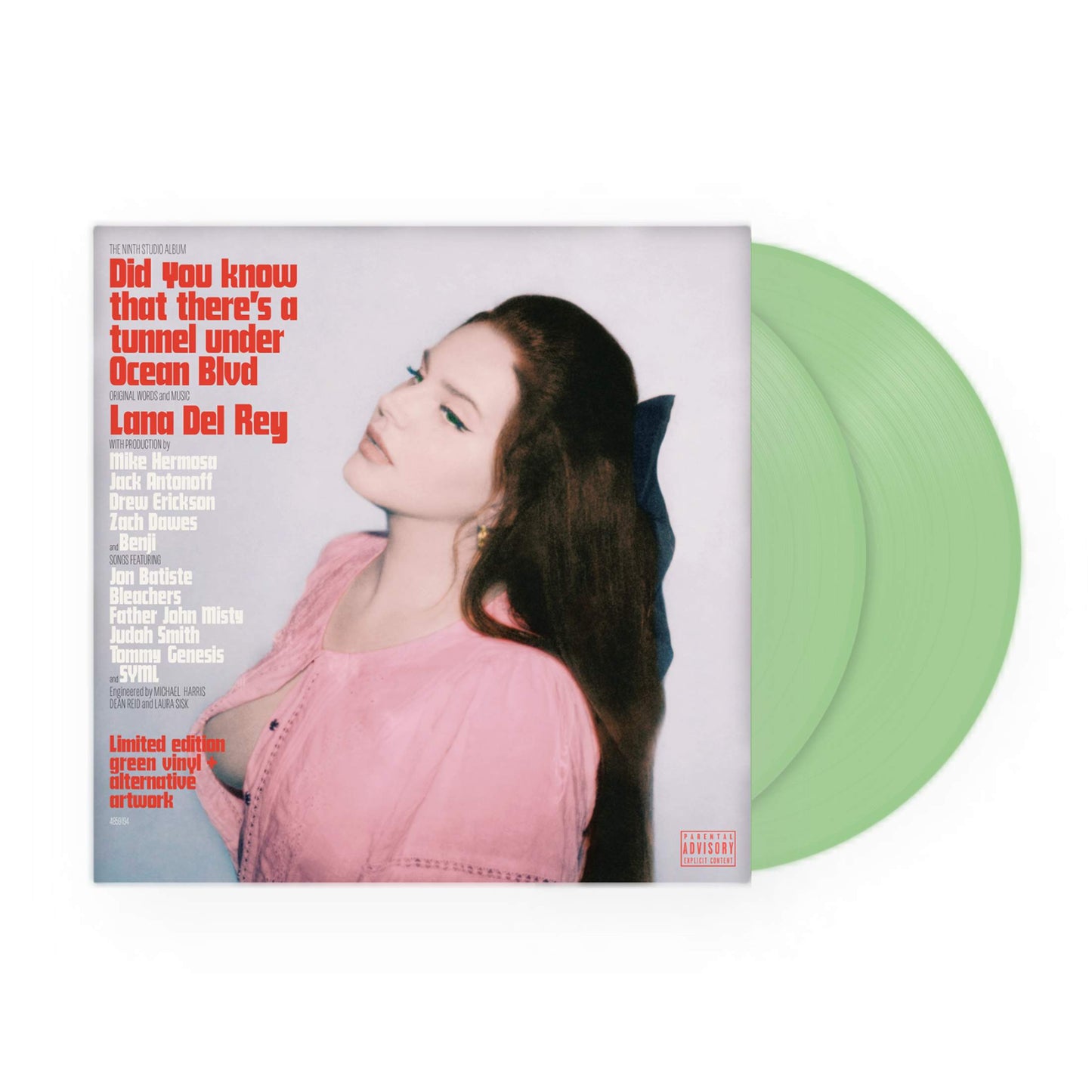 Lana Del Rey – Wussten Sie, dass es unter dem Ocean Blvd einen Tunnel gibt? 2xLP (grünes Vinyl)