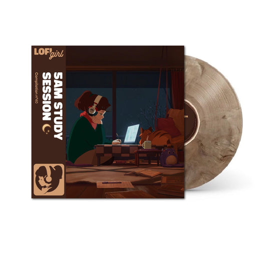 LoFi Girl - 5 A.M. Study Session 2xLP (Morning Latte Marble Vinyl)