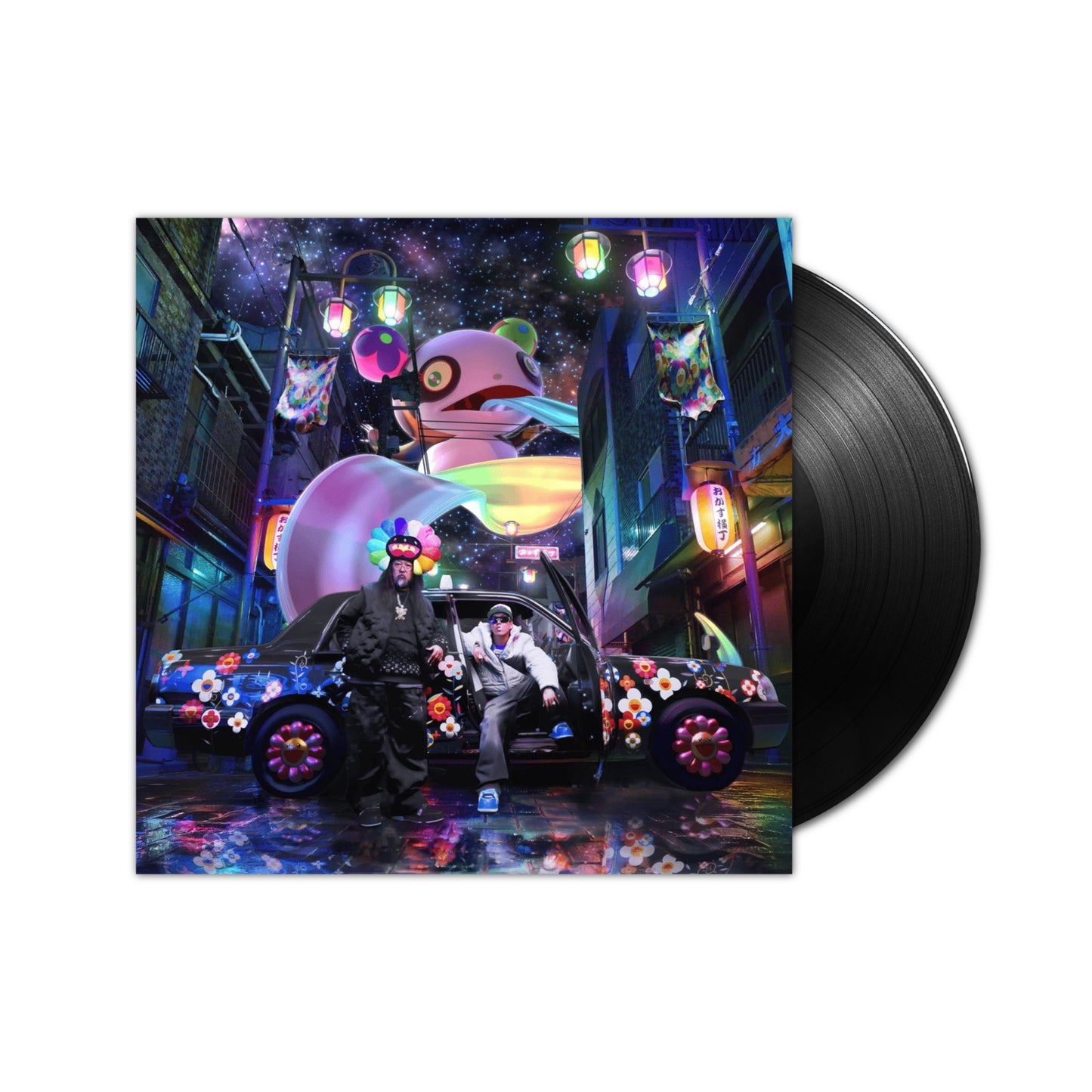 MNNK BRO. (TAKASHI MURAKAMI & JP THE WAVY) LV Murakami 12” (Black Vinyl)