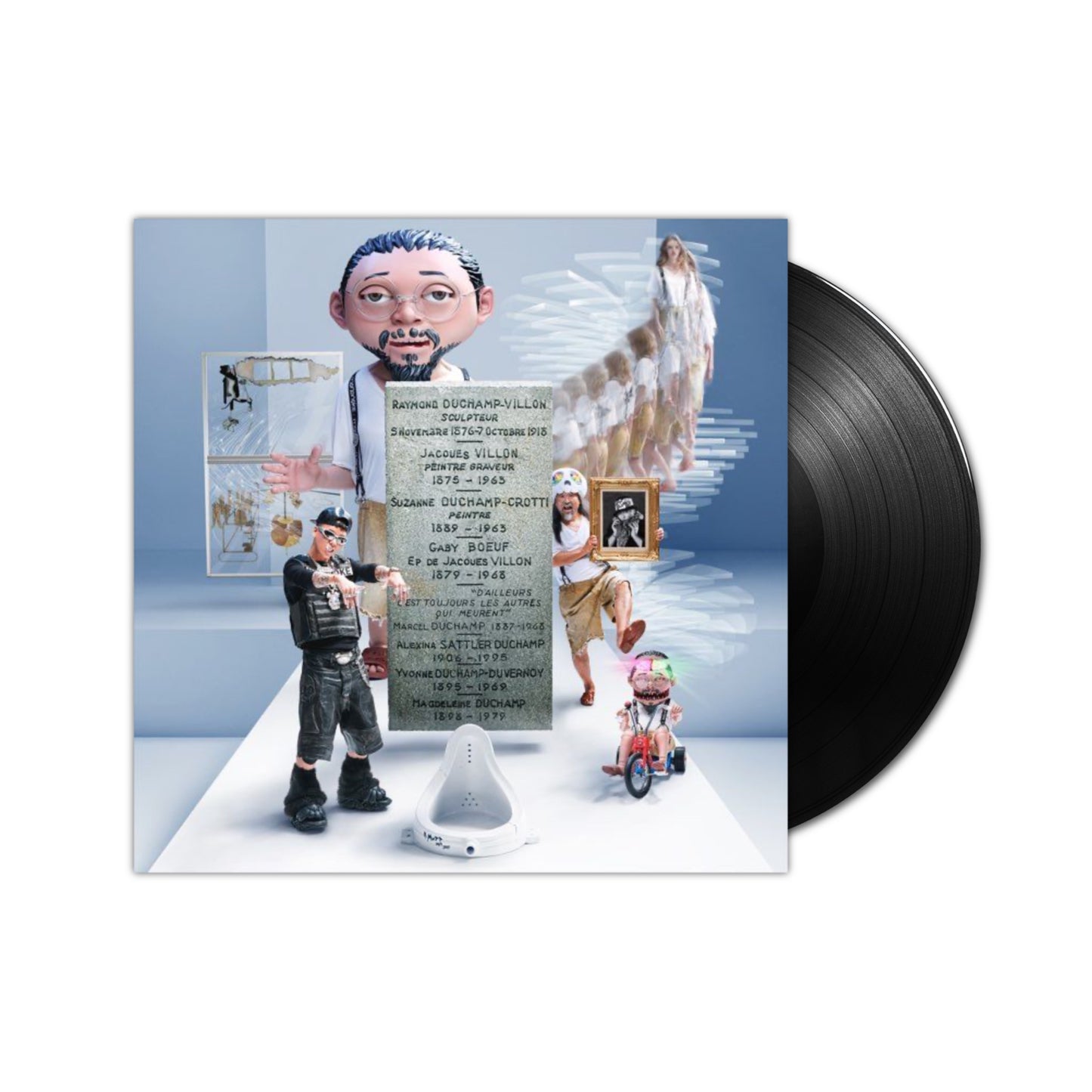 MNNK BRO. (TAKASHI MURAKAMI & JP THE WAVY) Rrose Sélavy / Besides, It's Always the Others who Die MNNK Made 12” (Black Vinyl)