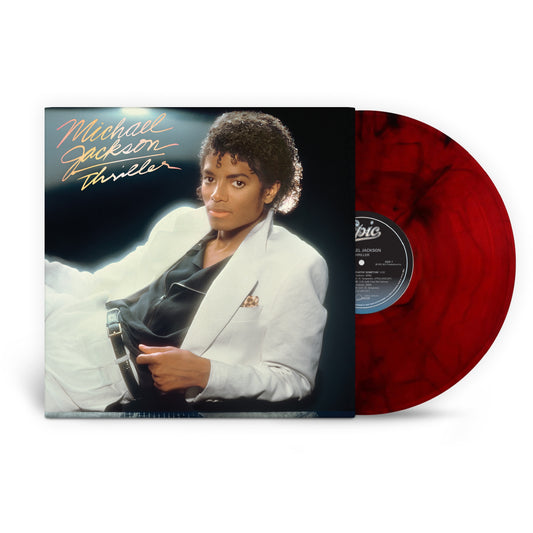 Michael Jackson - Thriller LP (Limited Edition Red & Black Marble Vinyl)