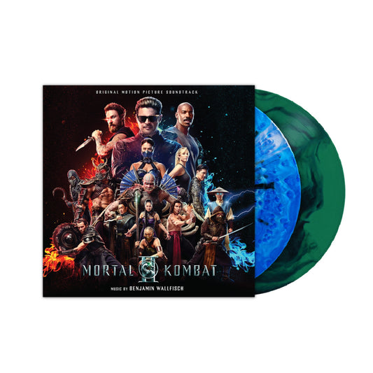 Mortal Kombat II (Original Motion Picture Soundtrack) 2xLP ("Johnny Cage & Otherworld" Colored Vinyl)