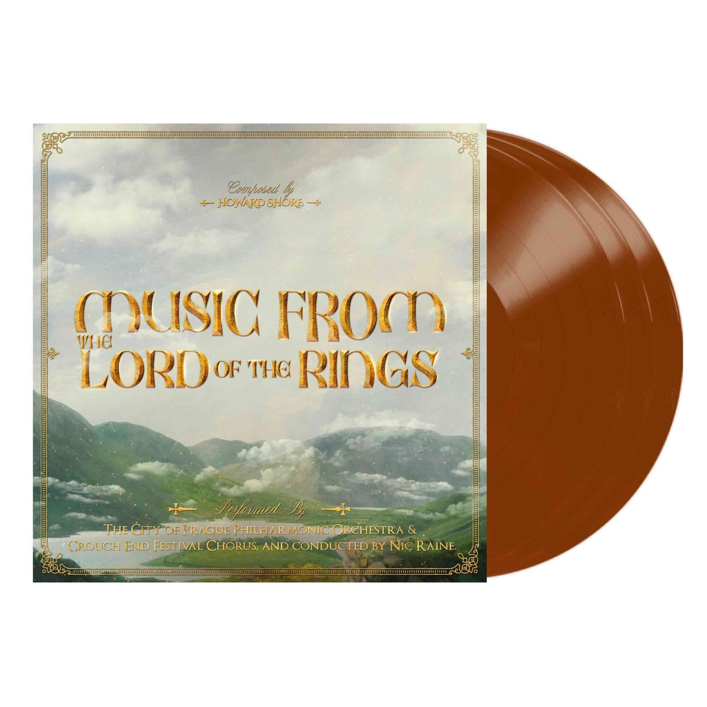 Musik aus der „Herr der Ringe“-Trilogie, 3xLP (braunes Vinyl)