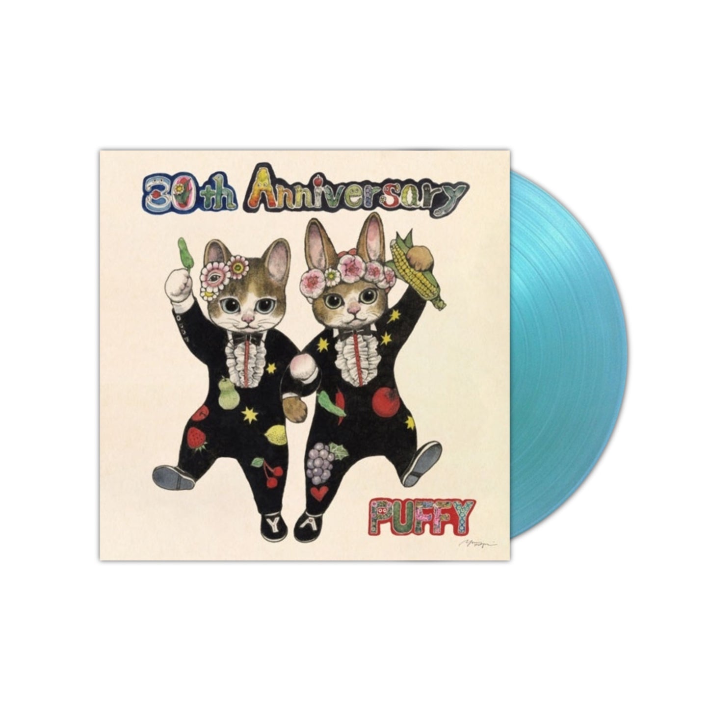 PUFFY 30th Anniversary Album LP (Vinilo Azul Pastel)