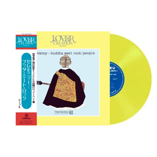 People - Ceremony ~ Buddha Meet Rock LP (Clear Yellow Vinyl)