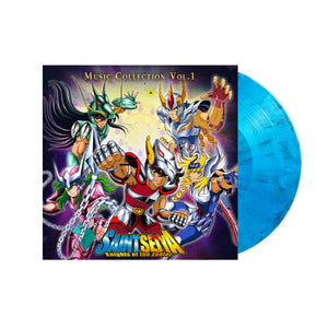 Saint Seiya Knights of the Zodiac Music Collection Volume 1 LP (Blue Marble Vinyl)