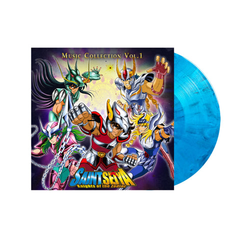 Saint Seiya Knights of the Zodiac Music Collection Volume 1 LP (Blue Marble Vinyl)