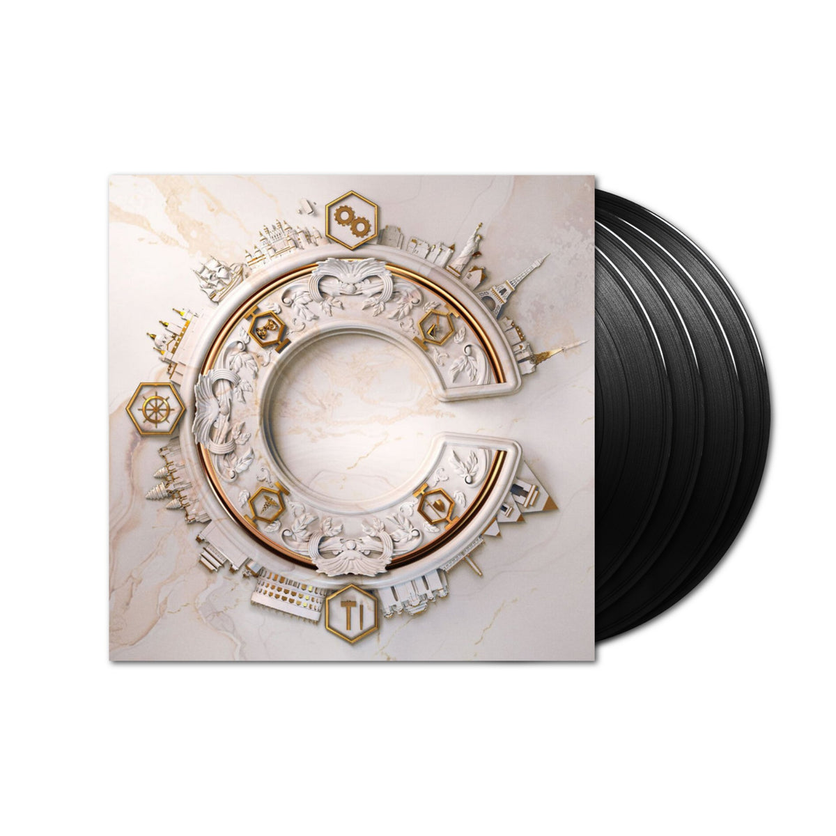 Sid Meier's Civilization VII (Banda Sonora Original) 4xLP (Caja de Vinilos Negros)