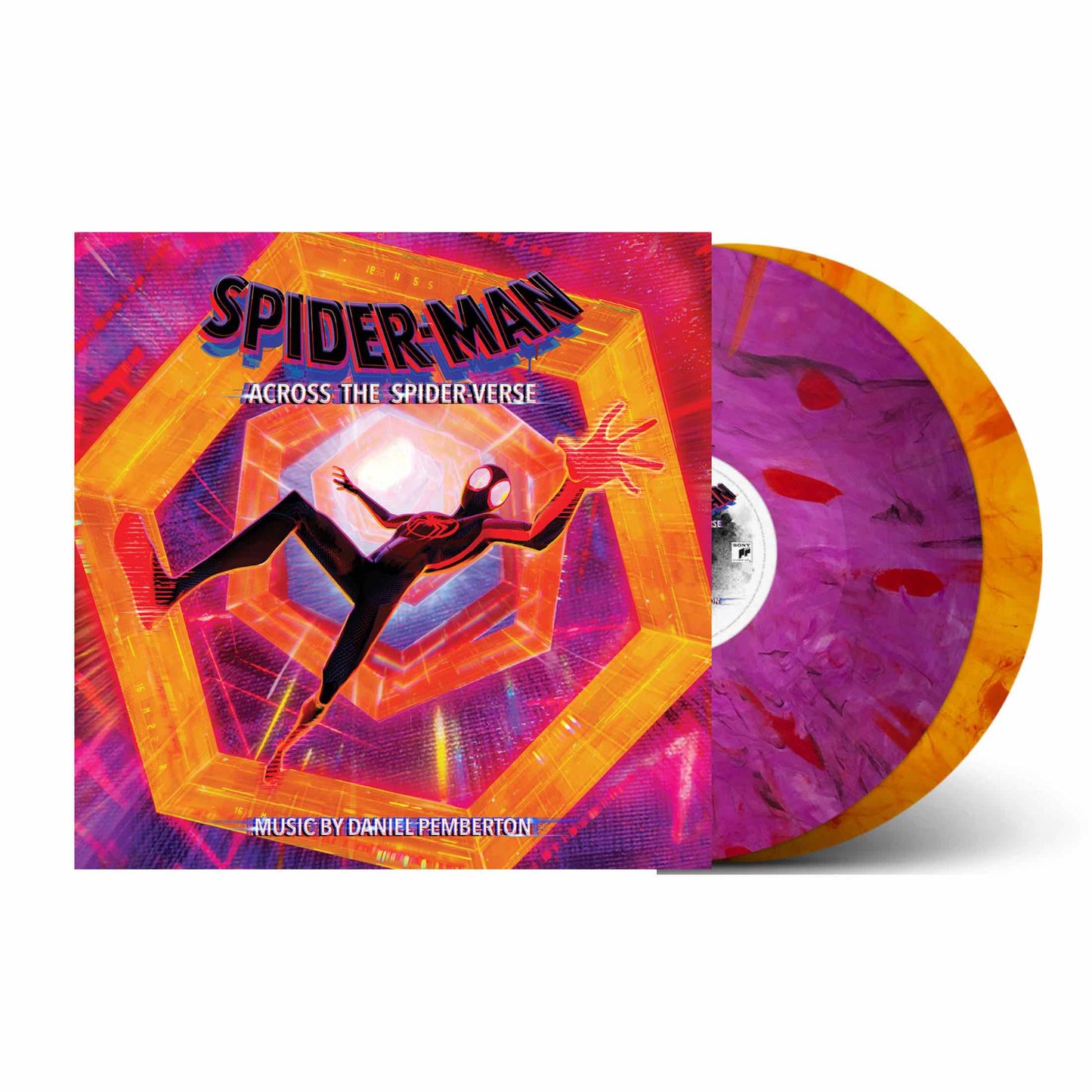 Spider-Man: Across the Spider-Verse (Original Score) 2xLP (Orange und Lila Marmor Vinyl)