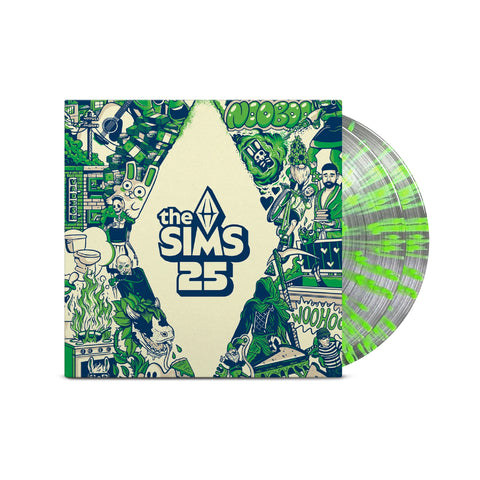 The Sims 25th Soundtrack 2xLP (Clear Splatter Vinyl)