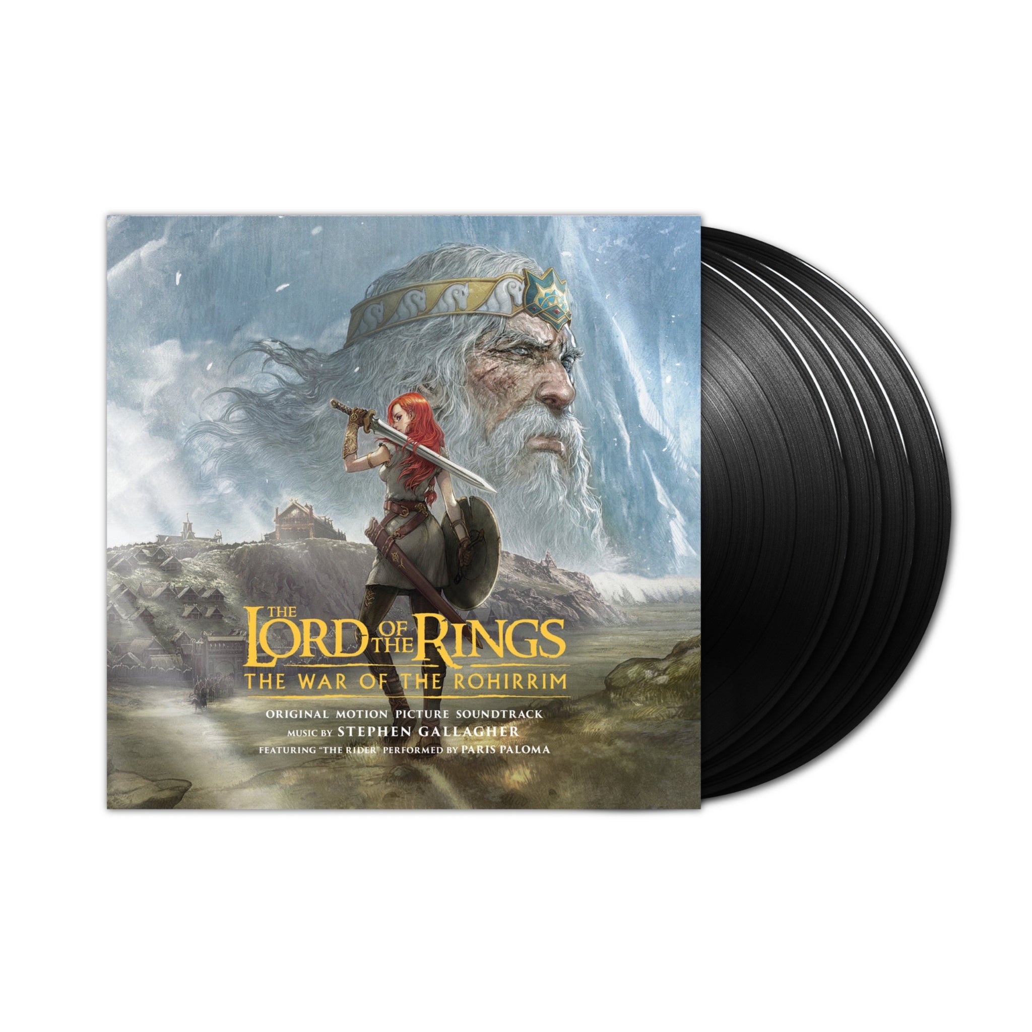 The Lord of the Rings: The War of the Rohirrim - Original Soundtrack  4xLP (Black Vinyl Boxset)