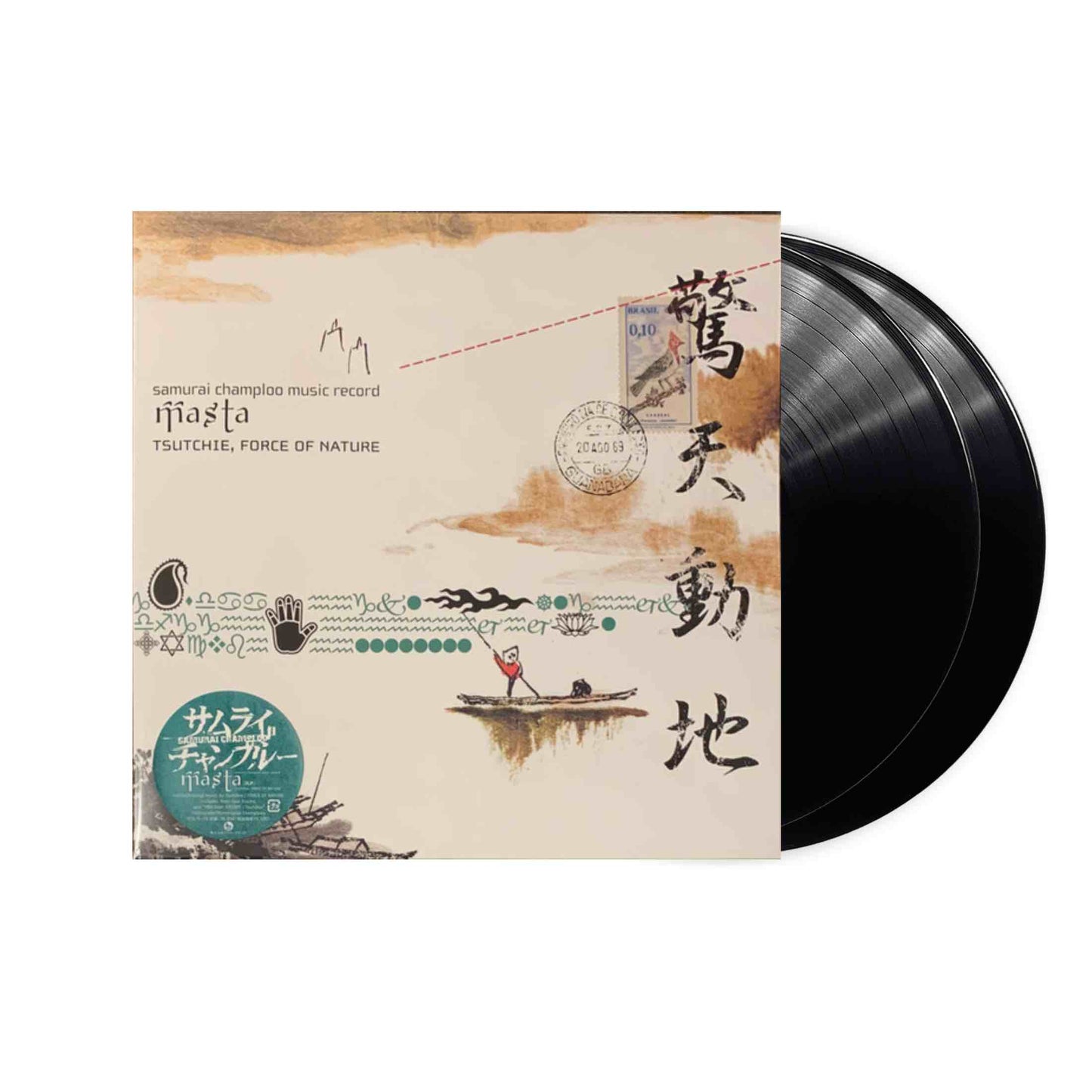 Tsutchie und Force Of Nature – Samurai Champloo Musikplatte: Masta 2xLP (schwarzes Vinyl)