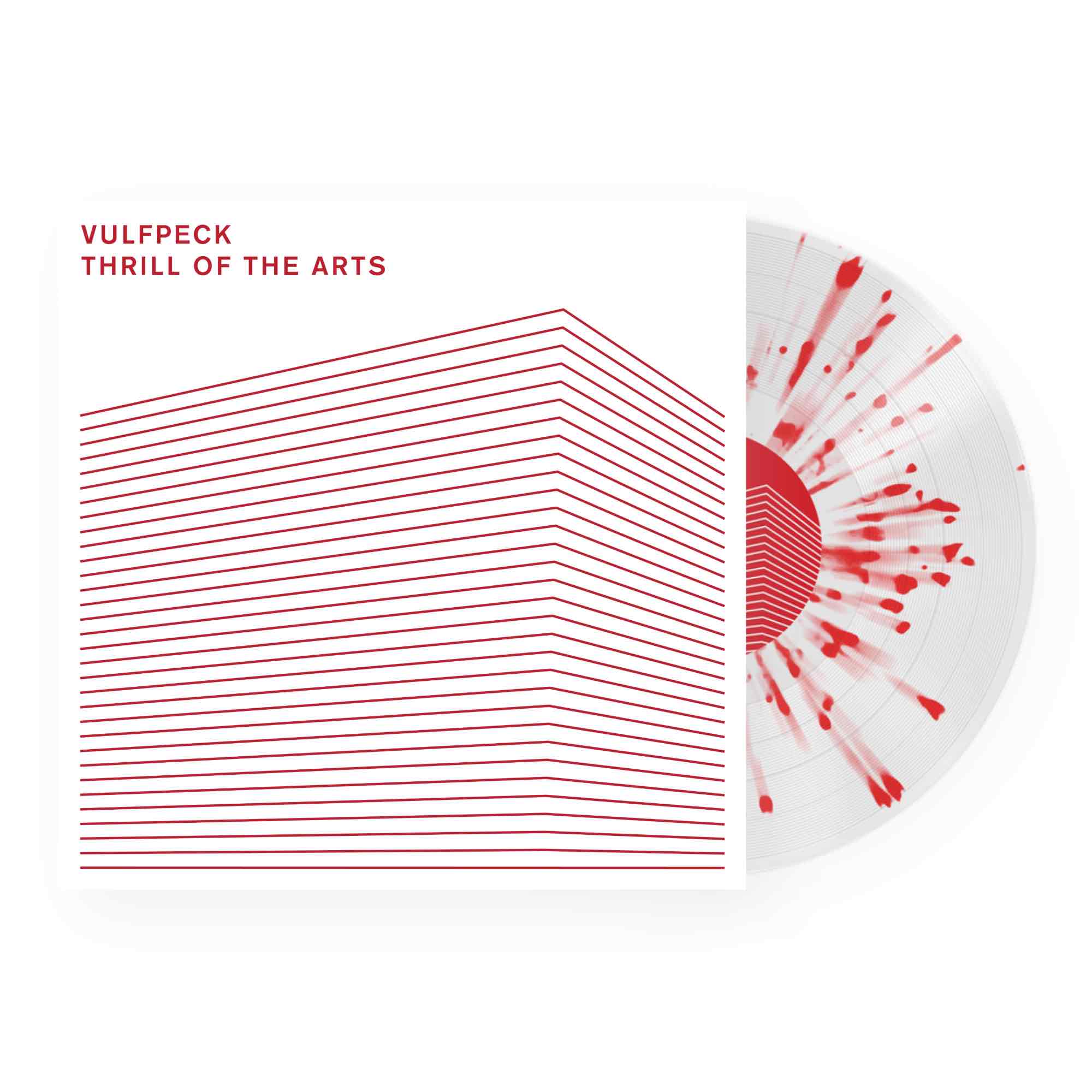 Vulfpeck Thrill Of The Arts LP (White Red Splatter Vinyl) Plastic