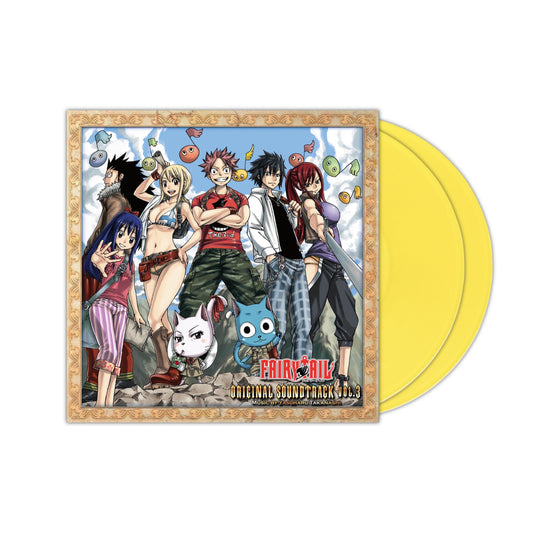 Yasuharu Takanashi - Fairy Tail Original Soundtrack Vol.3 2xLP (Clear Yellow Vinyl)