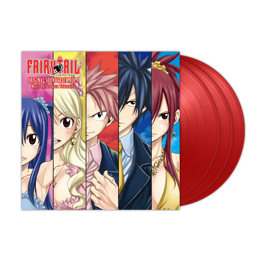 Yasuharu Takanashi - Fairy Tail Original Soundtrack Vol.4 3xLP (Clear Red Vinyl)