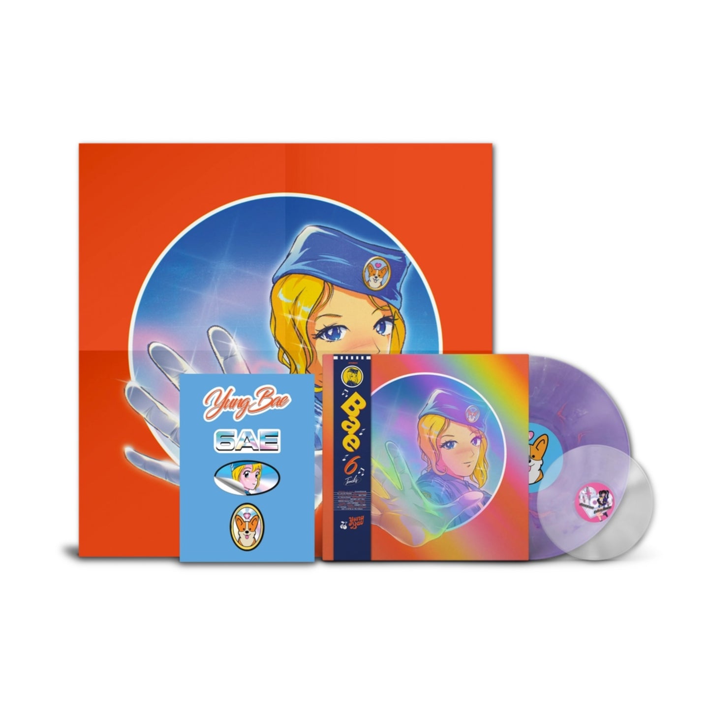 Yung Bae - 6AE - Color Vinyl + Poster + Stickers + 7"