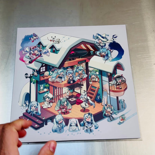 Hatsune Miku - SNOW MIKU Theme Song Collection 2xLP (Black Vinyl)