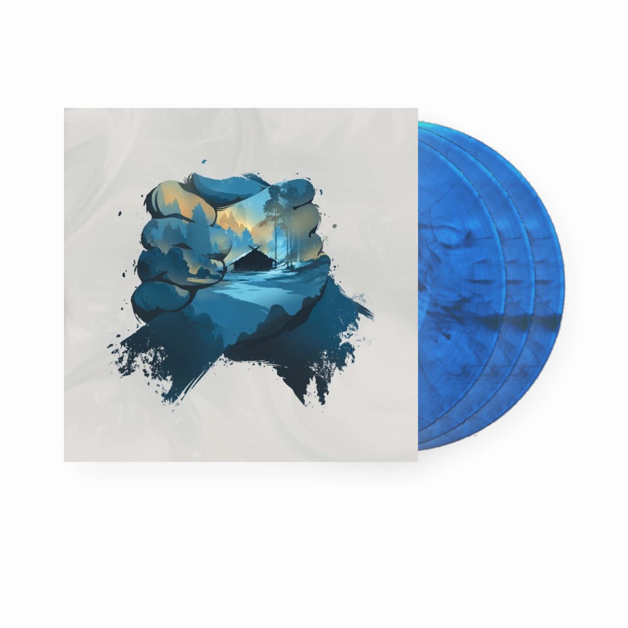 God of War Ragnarök Original Soundtrack - Bear McCreary 3xLP (Blue Marble Vinyl)