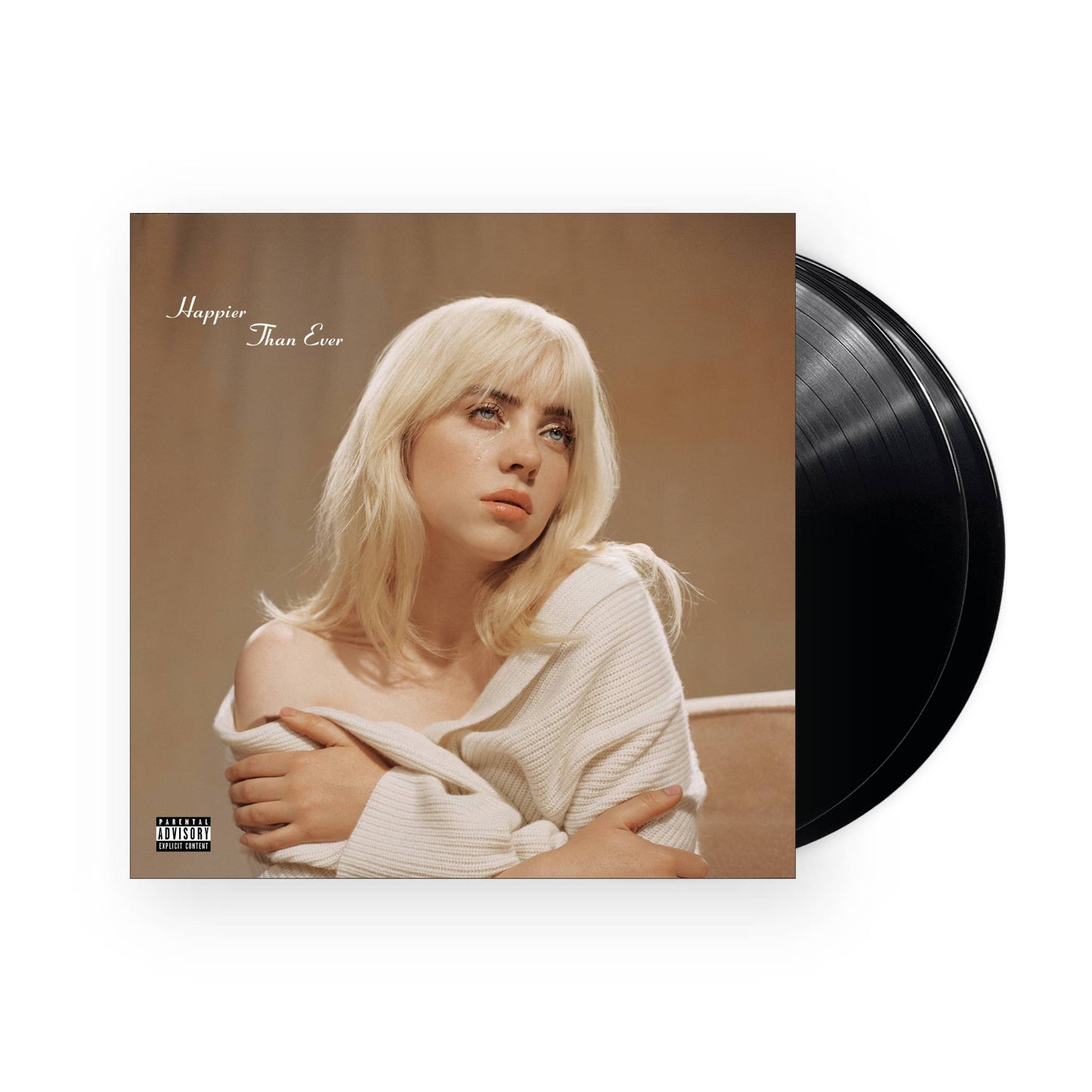 Billie Eilish – Happier Than Ever, 2xLP (schwarzes Vinyl)