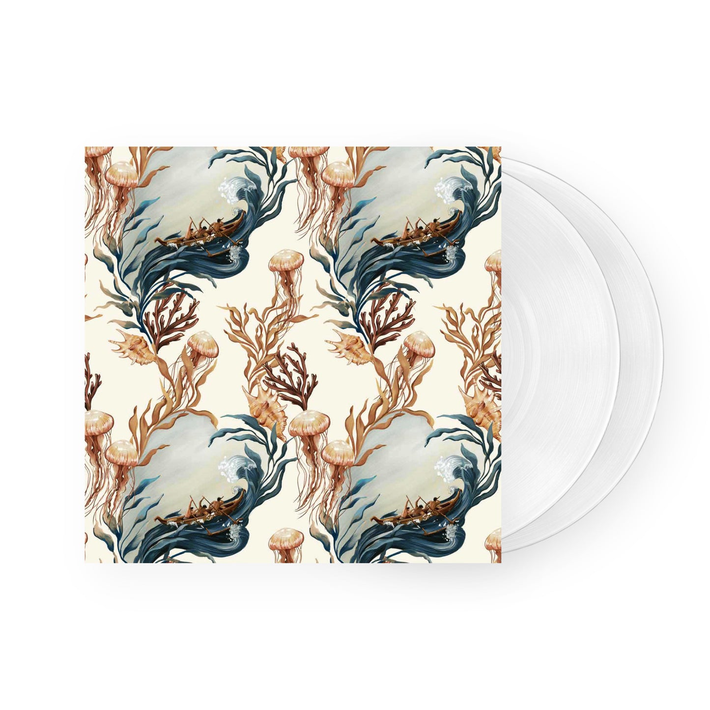 Cristobal Tapia De Veer - The White Lotus Soundtrack from the HBO® Original Series 2xLP (White Vinyl, Sleeve Variant 3 Jellyfish)