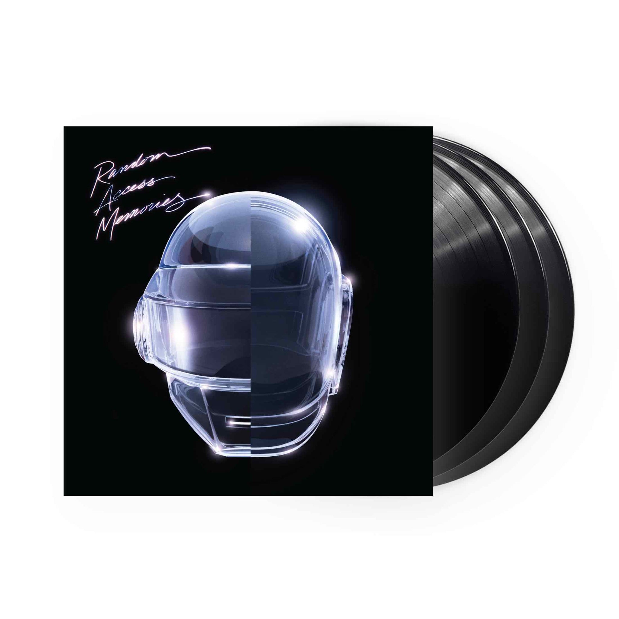 Daft Punk Random Access Memories Framed Double Album White Mat and Black  Frame. 17.5 X 34.5 