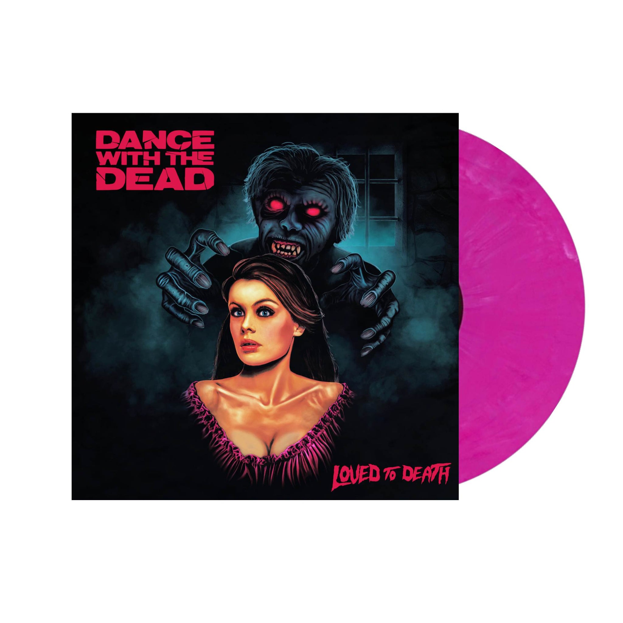 Dance With The Dead - Loved to Death LP (Purple Red Marble Vinyl)