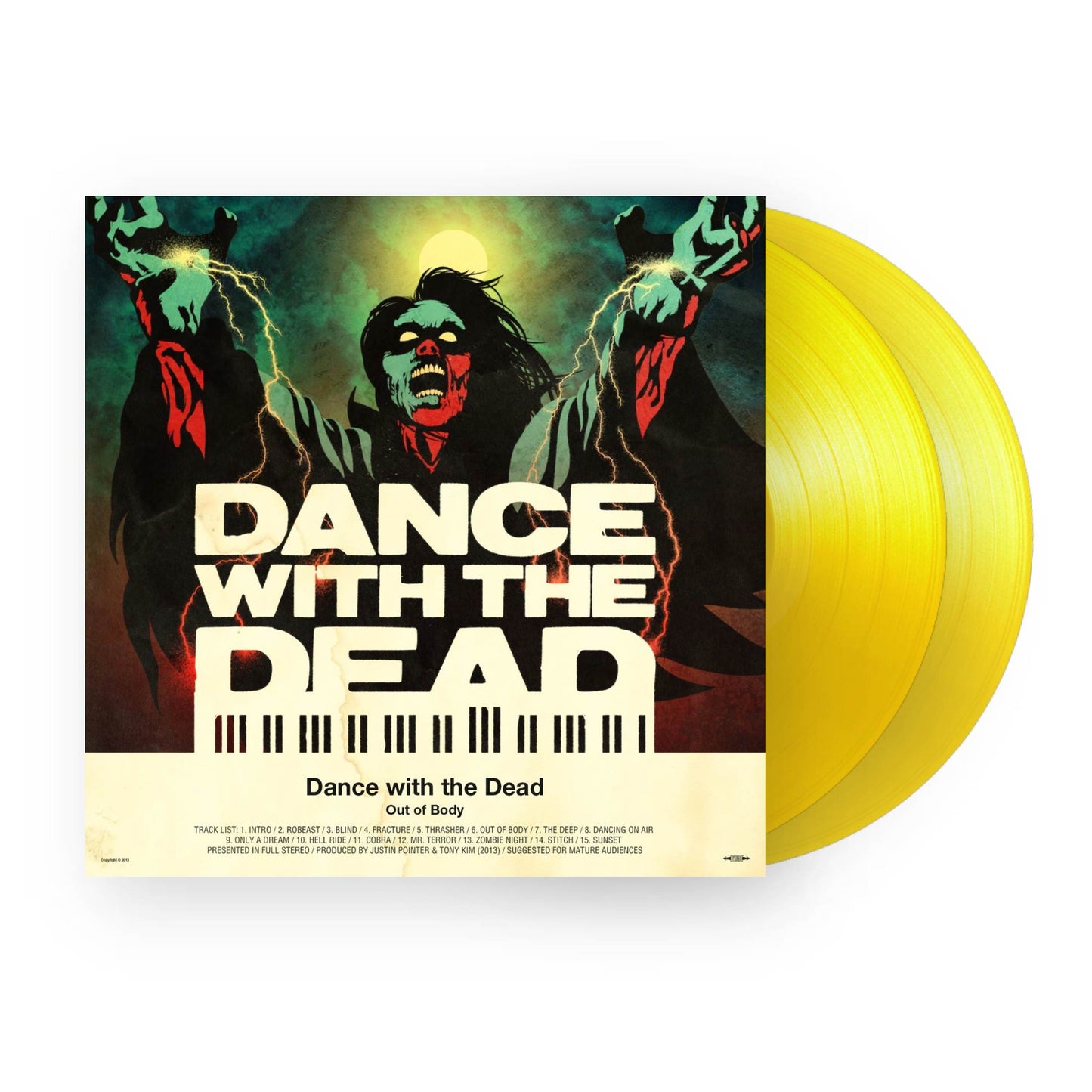 Dance With The Dead - Out Of Body 2xLP (Transparent Yellow Vinyl)