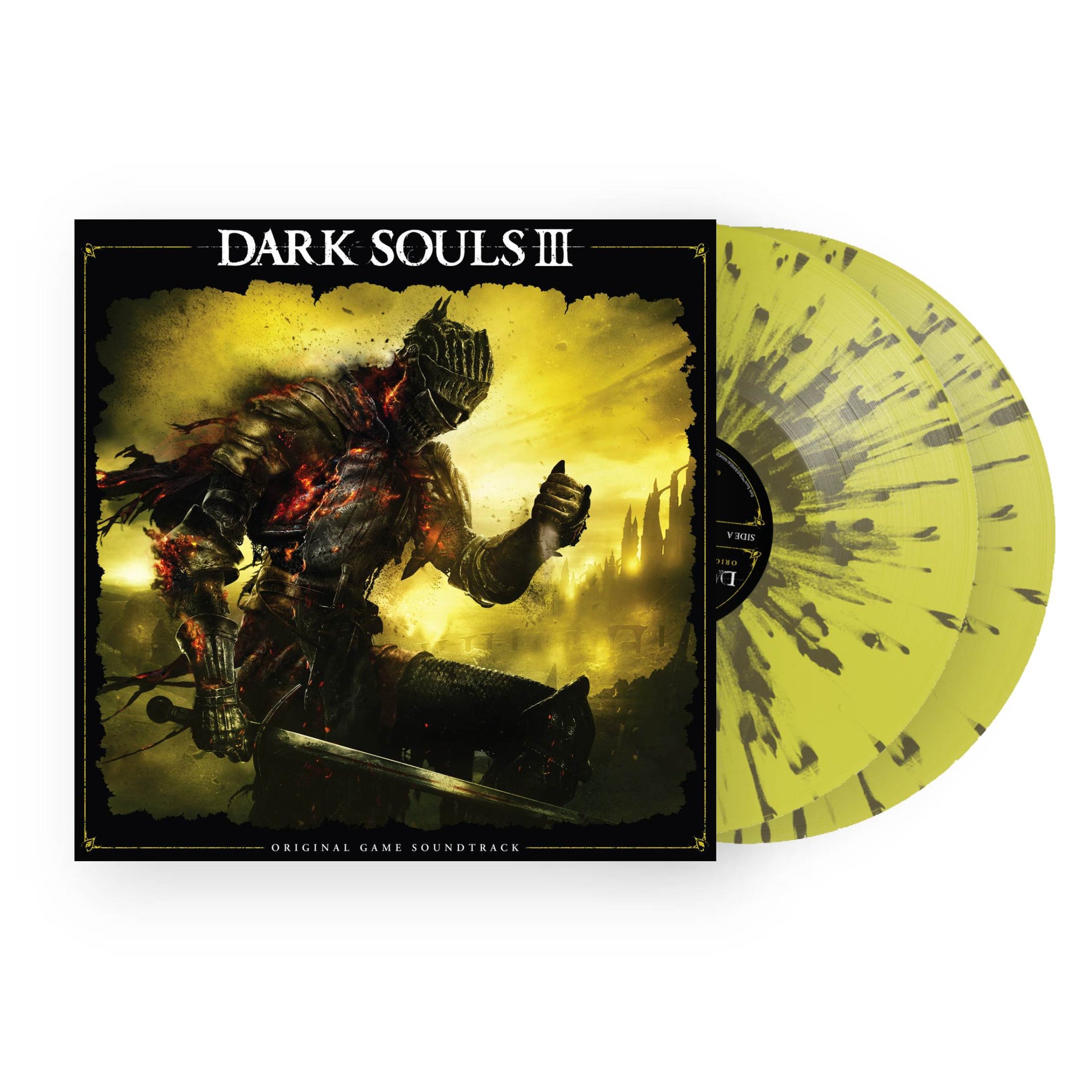Dark Souls III Soundtrack 2xLP - Motoi Sakuraba | Yuka Kitamura (Splatter Vinyl)