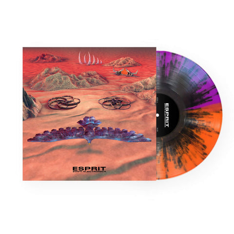 Esprit 空想 - 200% Electronica LP (Orange Purple Splatter Vinyl)