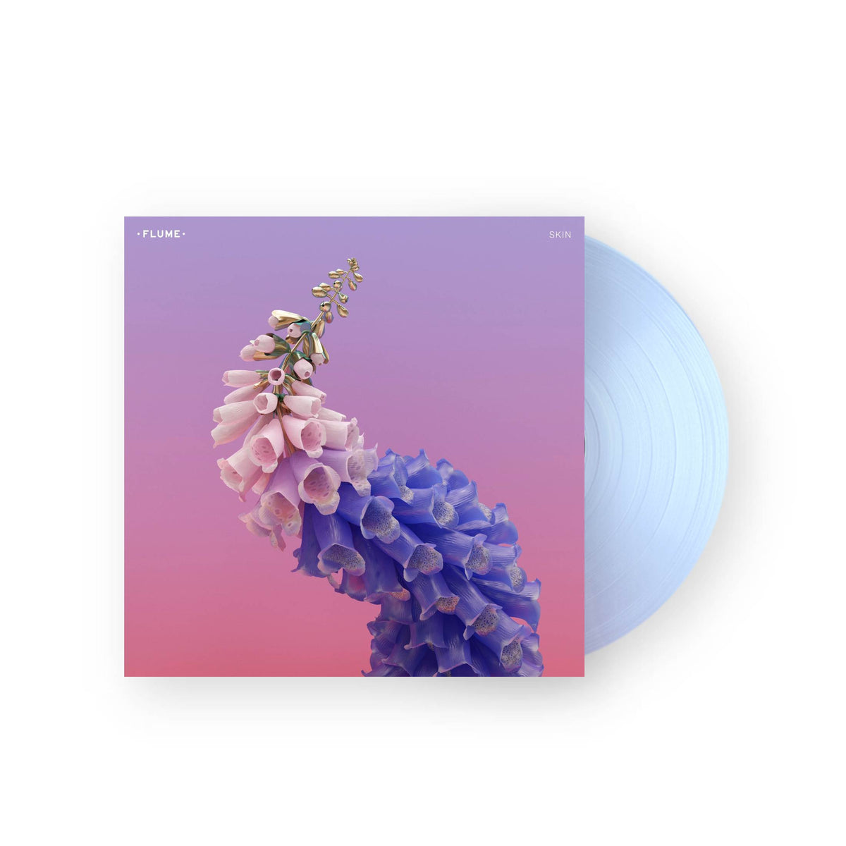 Flume Skin 2xlp Clear Frosted Vinyl Plastic Stone Records 7201