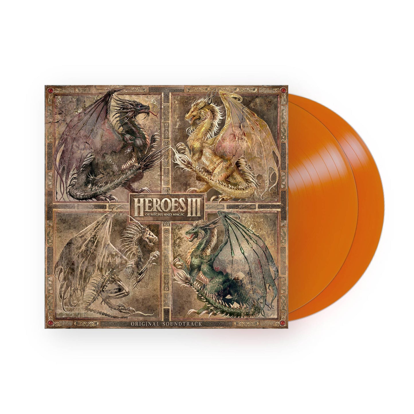Heroes of Might and Magic III (Original-Soundtrack) von Paul Anthony Romero Rob King 2xLP (Conflux Orange Vinyl)