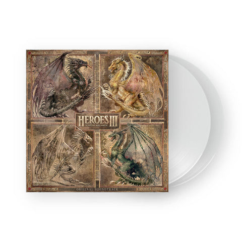Heroes of Might and Magic III (Original Soundtrack) by Paul Anthony Romero  Rob King 2xLP  (Tower White Vinyl)