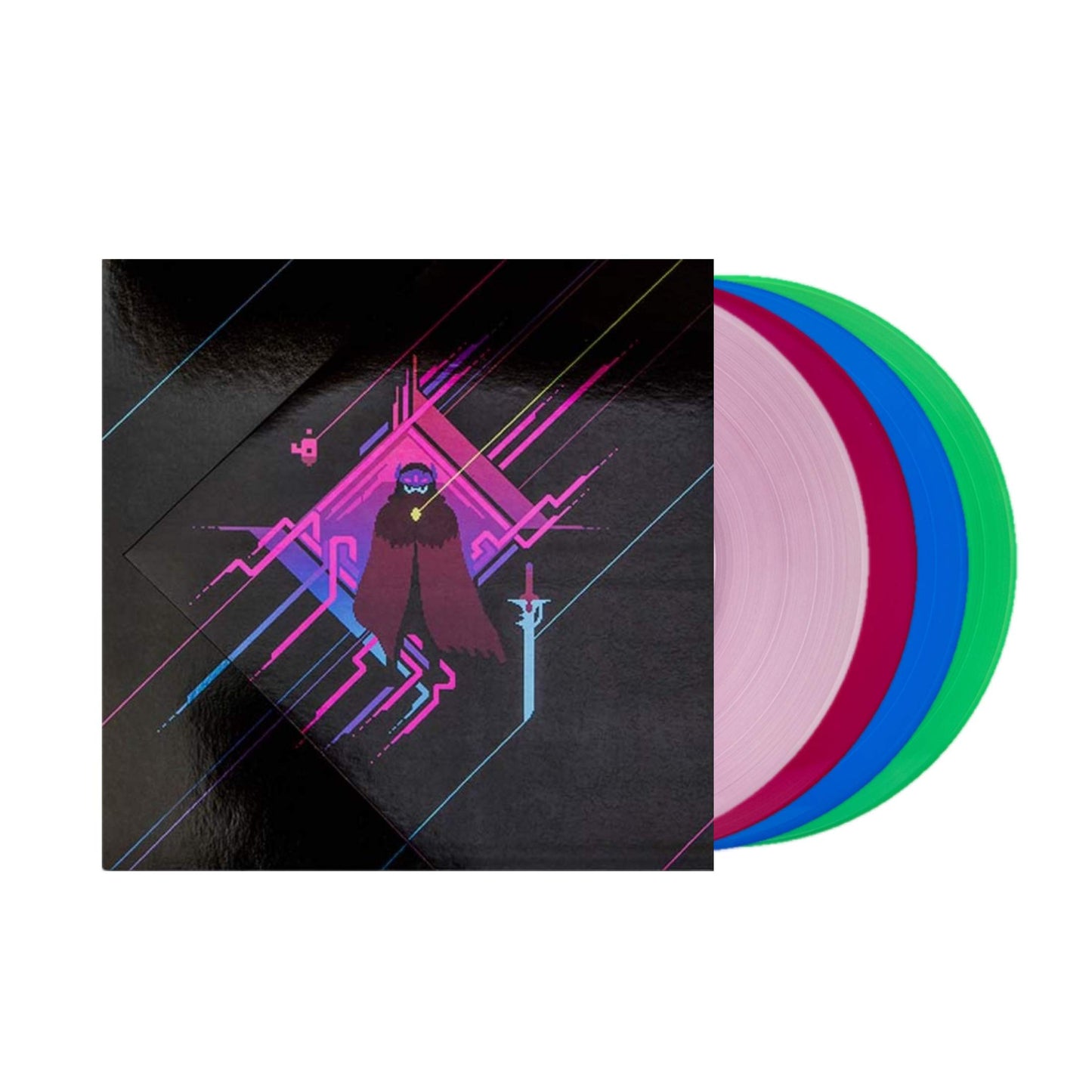 Hyper Light Drifter Soundtrack von Disasterpeace 4xLP (farbiges Boxset-Vinyl)
