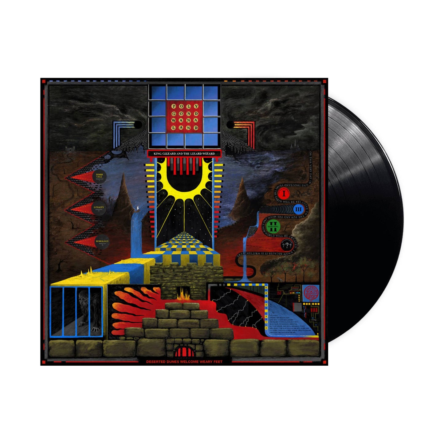 El Rey Molleja y el Mago Lagarto - LP de Polygondwanaland (Vinilo Negro)