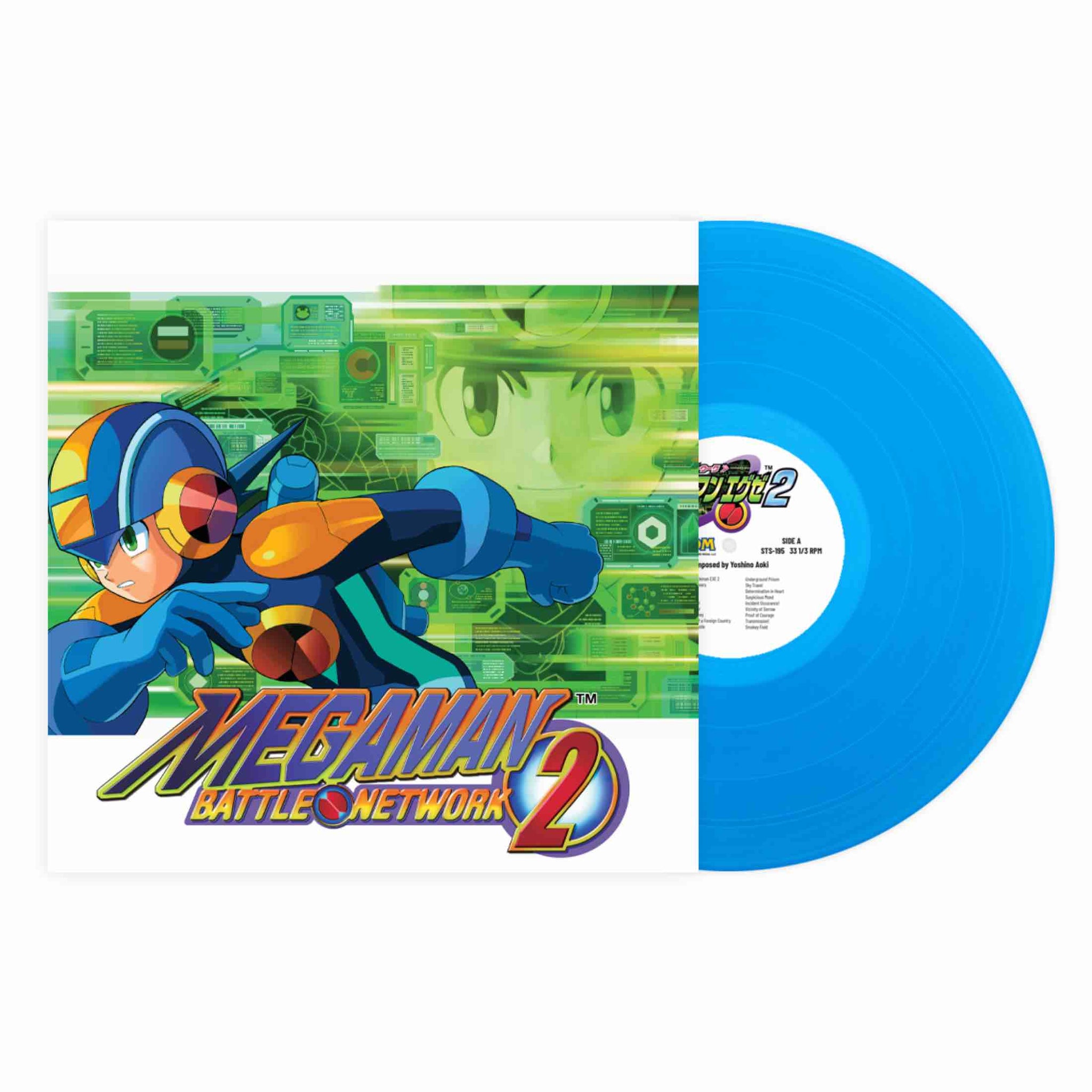 Mega Man Battle Network 2 Original Video Game Soundtrack LP (Blue Vinyl)