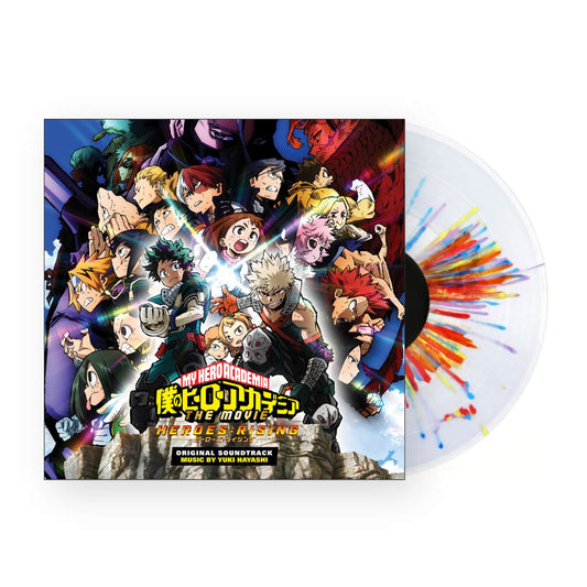 My Hero Academia: Heroes Rising by Yuki Hayashi LP (Clear Splatter Vinyl)
