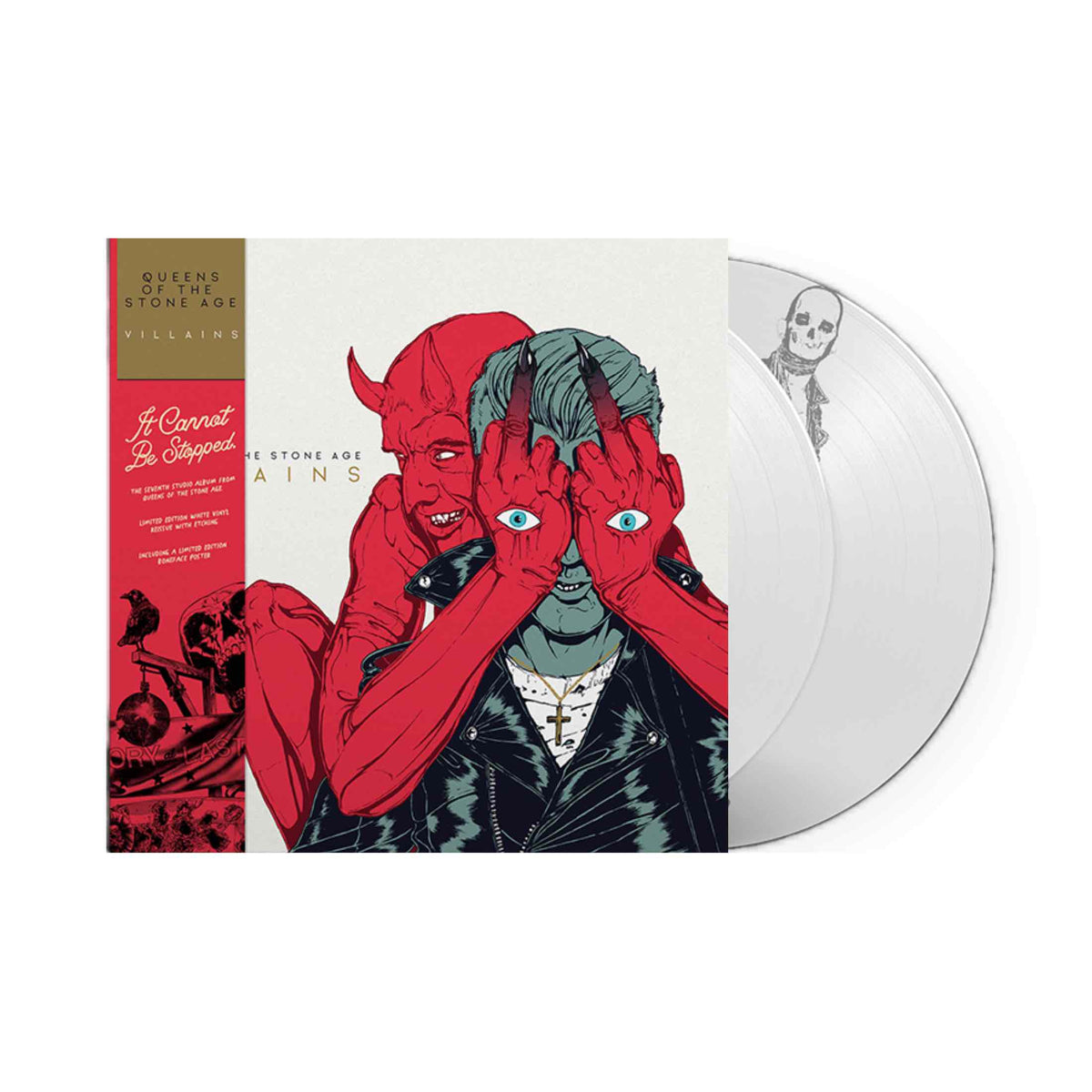 Queens Of The Stone Age - Villains 2xLP (White Opaque Vinyl) – Plastic ...