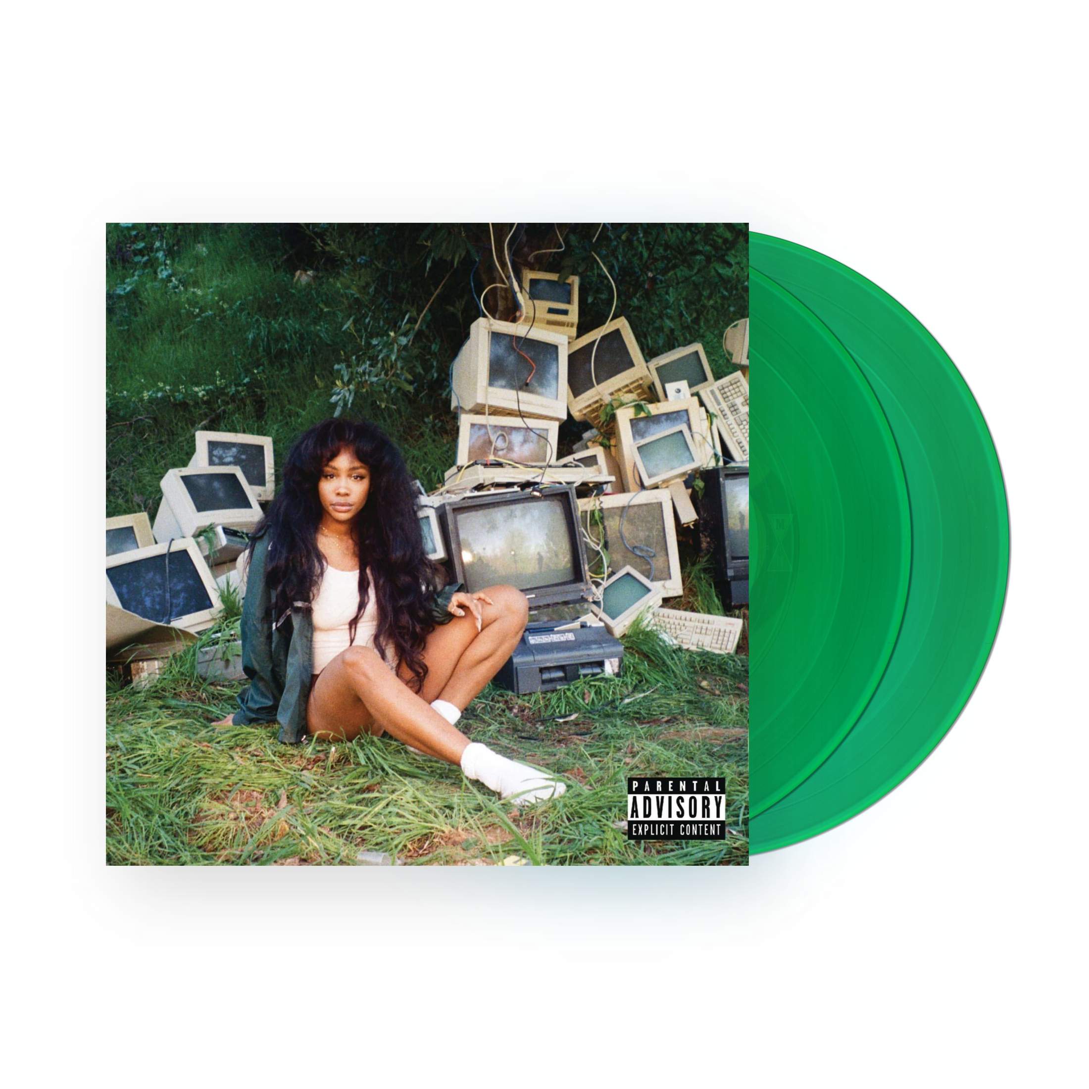 【新品】SZA Ctrl トランスルーセントグリーンビニール SZA - Ctrl 2xLP (Green Vinyl) – Plastic Stone Records