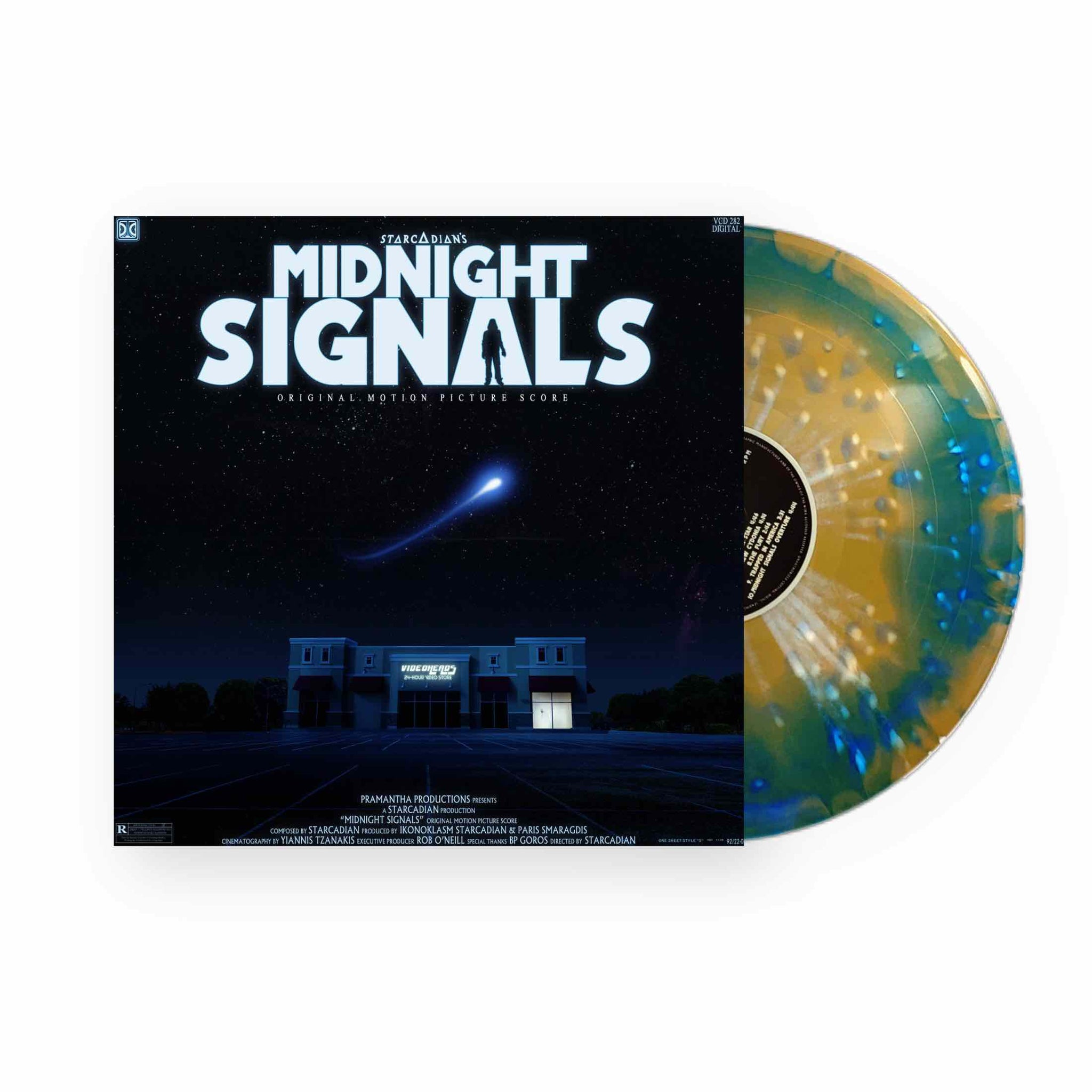Starcadian - Midnight Signals  LP (Gold Blue Swirl Vinyl)