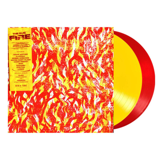The Bug – Fire 2xLP (rotes und gelbes undurchsichtiges Vinyl)