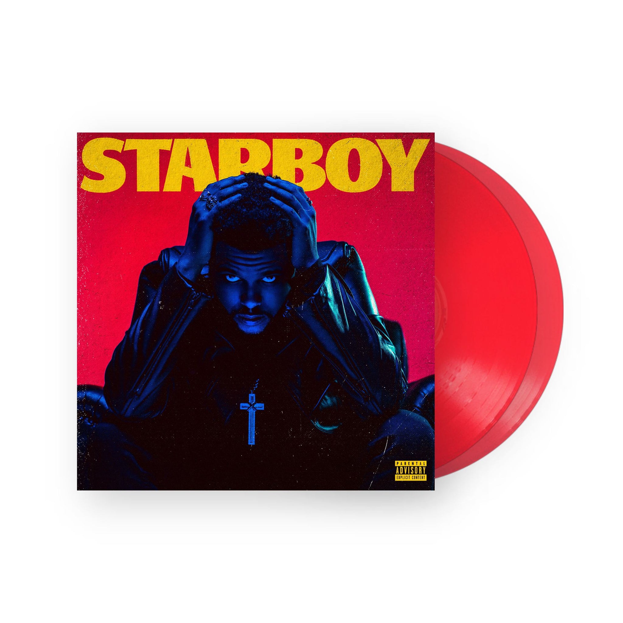 The Weeknd ‎- Starboy LP (Translucent Red Vinyl) – Plastic Stone Records