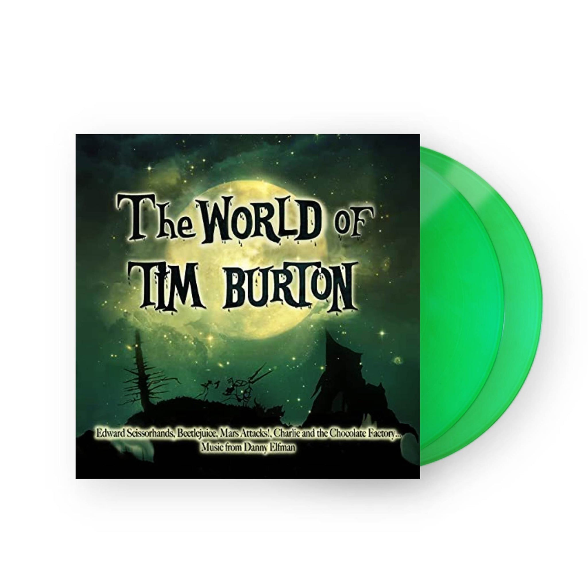 The World of Tim Burton Soundtrack 2xLP (Transparent Green Vinyl Edition)