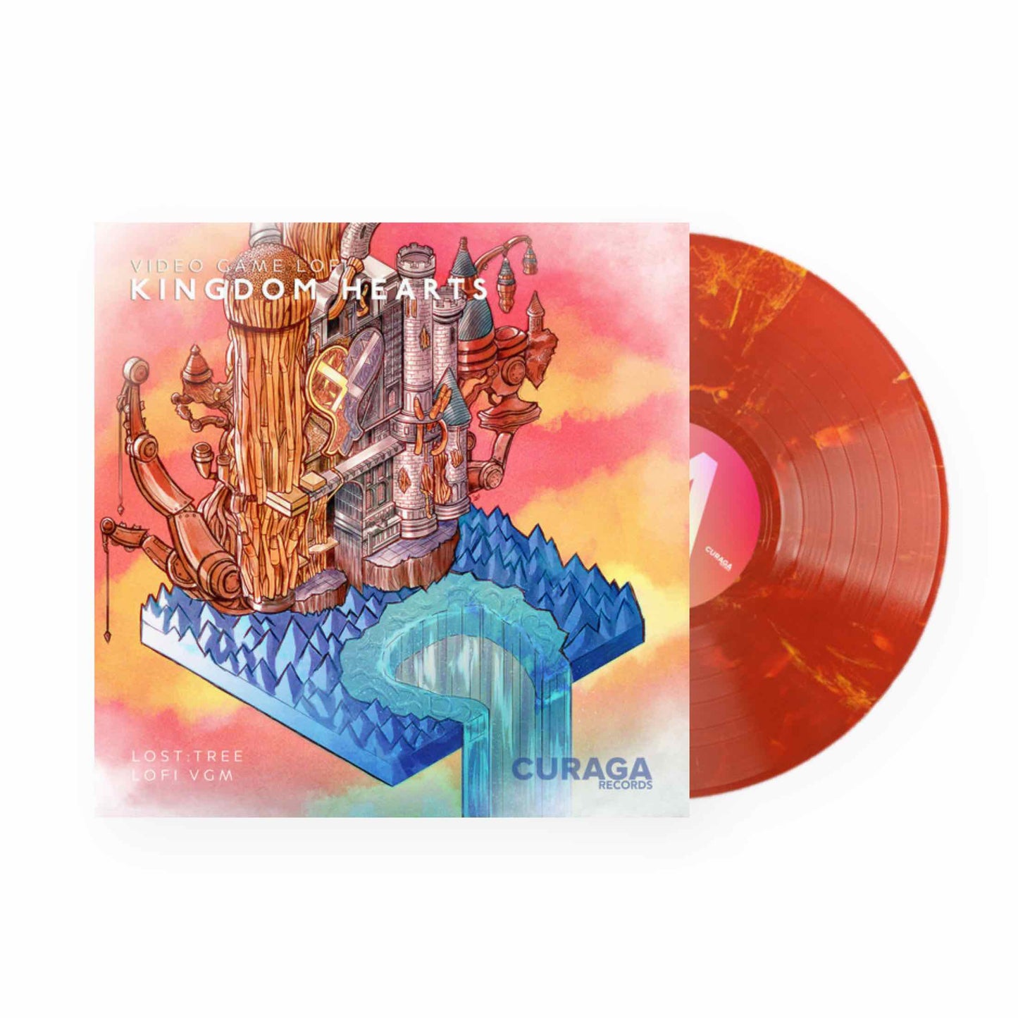 lost:tree – Videospiel LoFi: Kingdom Hearts LP (Red Marble Vinyl)